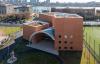 Edward and Joyce Linde Music Building aerial view from north (Photo by Ken’ichi Suzuki)